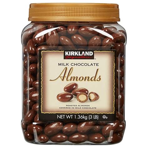 Almendras Cubiertas De Chocolate Kirkland 1.36 Kilos - $ 70.400 en Mercado Libre