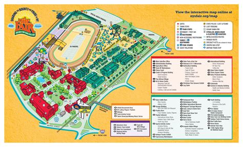 New York State Fair map | Map, Interactive map, New york state