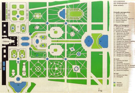 Map Of The Gardens Of Versailles - Beautiful Insanity