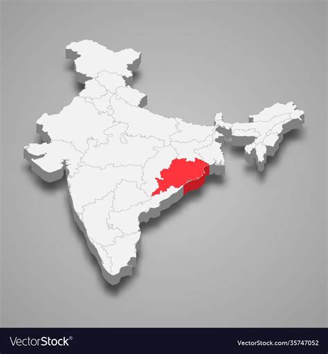 Political Map Of Odisha