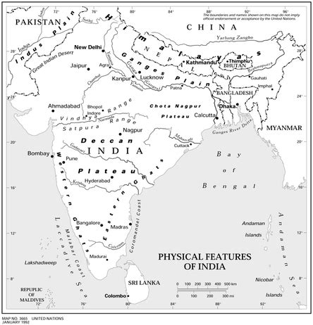 Landforms - The Subcontinent Of India