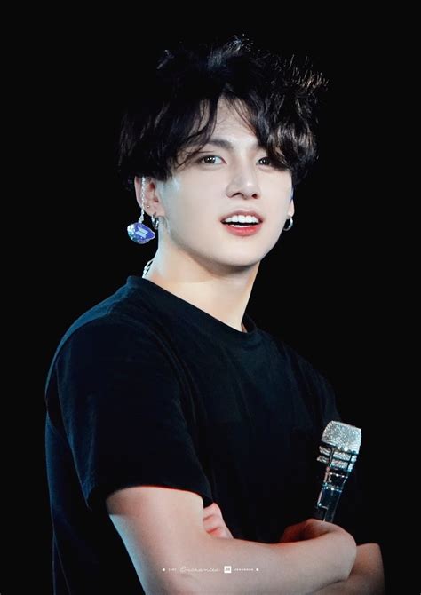 Jungkook's Curly Hair Made a Surprise Appearance at BTS's Recent Concert in Bangkok - Koreaboo