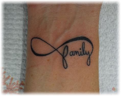 Pin Family Infinity Symbol Tattoo For Girls on Pinterest