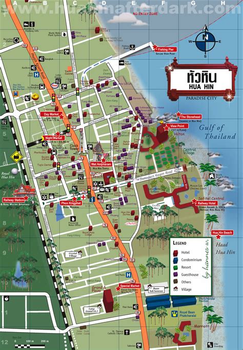 Hua Hin City Map - Hua Hin Thailand • mappery