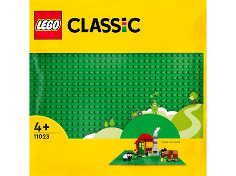 LEGO 11023 Classic Green Baseplate, Square 32x32 Stud Building Grass ...