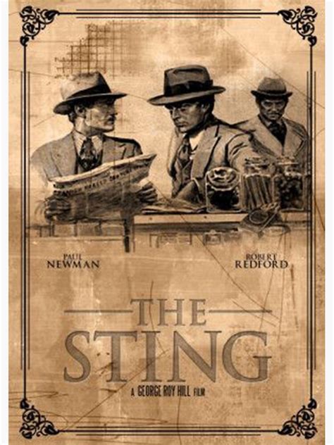 "The Sting movie poster (1973)" Poster for Sale by tammyboyer | Redbubble