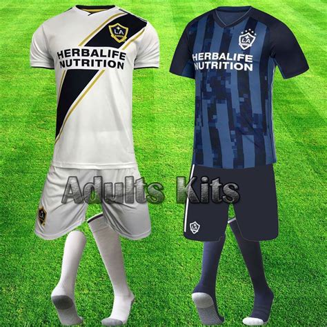 2019 New LA Galaxy Kits Soccer Jerseys Football Uniform Adult Team ...