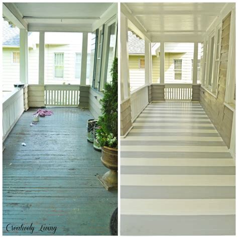 Creatively Living Blog • DIY Home Improvement & Decor | Porch flooring, House, Porch paint