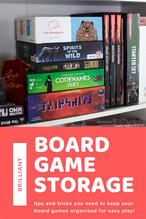 Brilliant Board Game Storage Tips You Need to Try Now | Board game storage, Board game storage ...