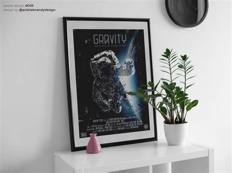 Gravity 2013 | Movie Poster Concept Design on Behance