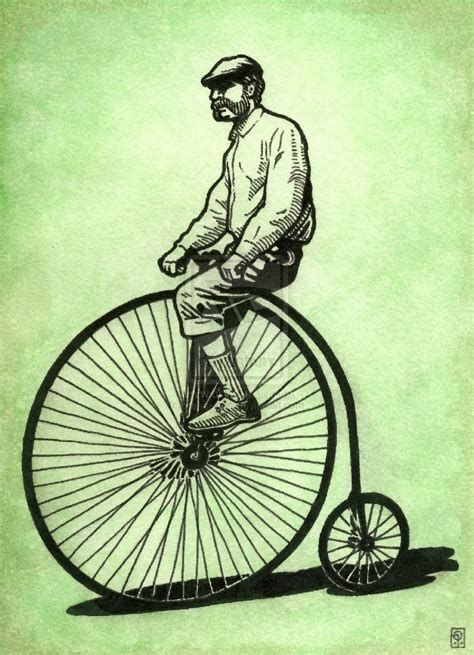 Penny Farthing by ~geneploss on deviantART | Bicycle art, Bike art, Bike tattoos