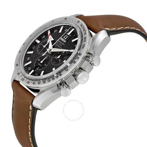 Omega Speedmaster Broad Arrow GMT Chronograph Automatic Men's Watch ...