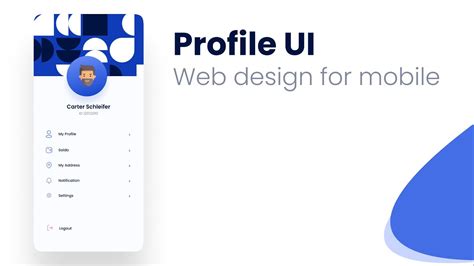 Profile UI Design Website for mobile | HTML, CSS - YouTube