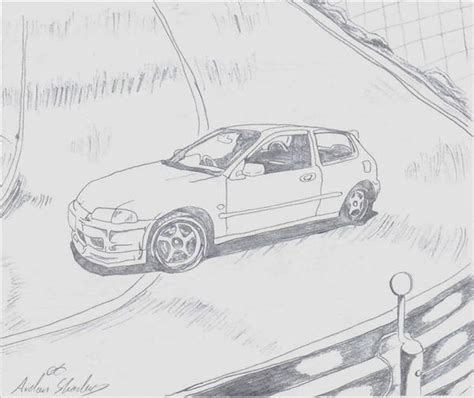 initial D civic by aidan8500 on DeviantArt