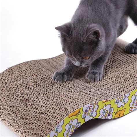 Cat Scratch Board Pad Scratching Posts Kitten Corrugated Paper Pad Cats ...