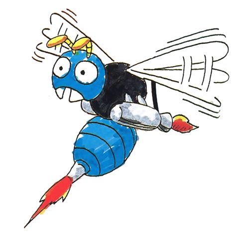 File:Buzzbomber.png - Sonic Retro