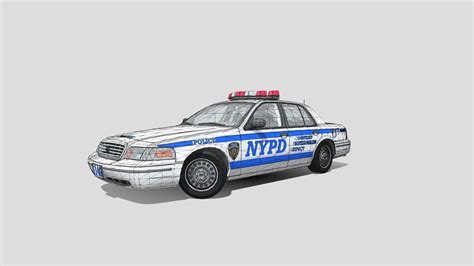 NYPD-Cop Car - Download Free 3D model by David_Holiday [30d63a8 ...