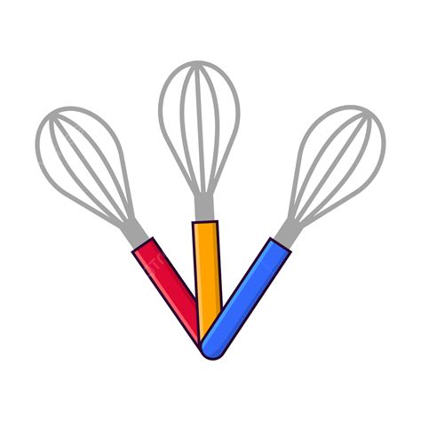 Whisk Clipart Transparent PNG Hd, Set Of Whisk Vector Illustration, Whisk, Spatula, Kitchen Tool ...