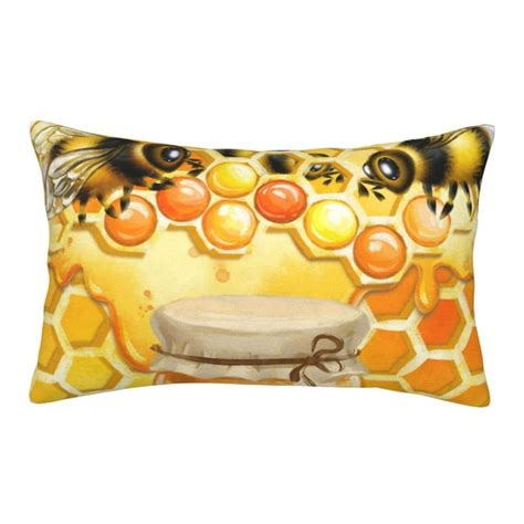 Balery Honey Bee Bedding Queen Pillow Cases - Envelope Closure - Soft ...