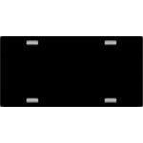 Buy Black Solid Blank License Plate For Sale