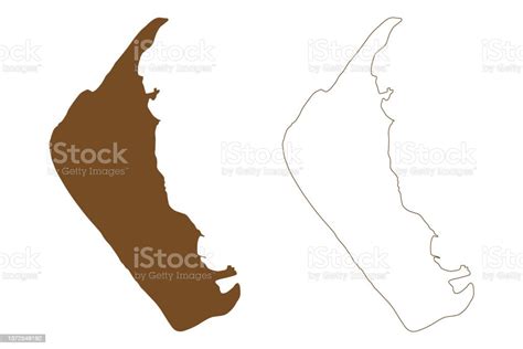 Amrum Island Map Vector Illustration Scribble Sketch Amrum Map Stock Illustration - Download ...