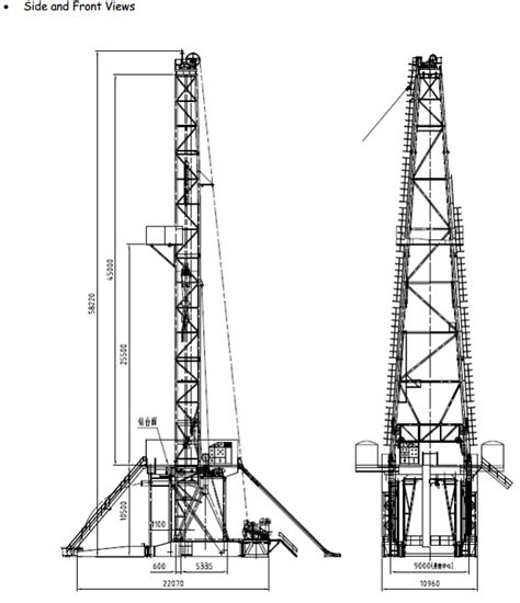 Drilling Rig Drawing at PaintingValley.com | Explore collection of ...