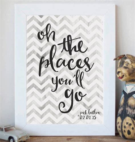 Personalised 'the Places You'll Go' Motivational Print By More Than Words | notonthehighstreet.com