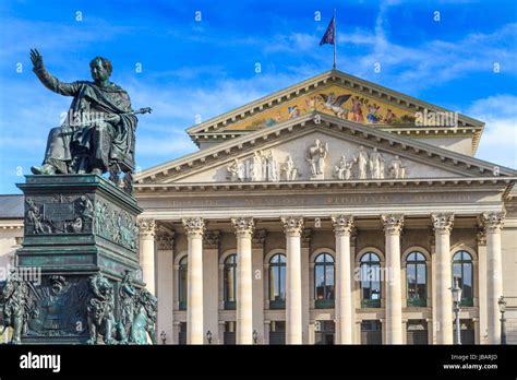 Munich, Bavarian State Opera / Bayerische Staatsoper, Germany Stock ...