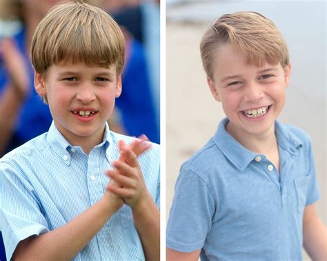 Prince George Is Prince William Twin in New Birthday Photo