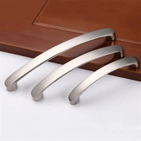 Brushed Nickel Kitchen Door Handles - Image to u