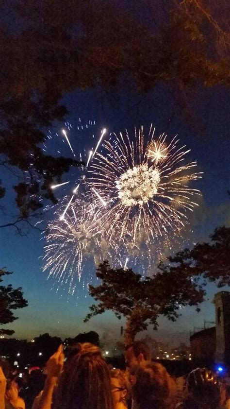 Last Night's Fireworks in Astoria Park