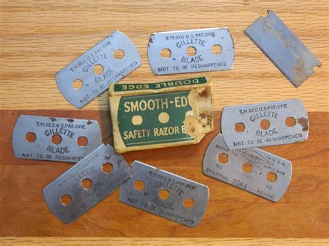 Vintage Razor Blades and a Box Lot of 23 - Etsy