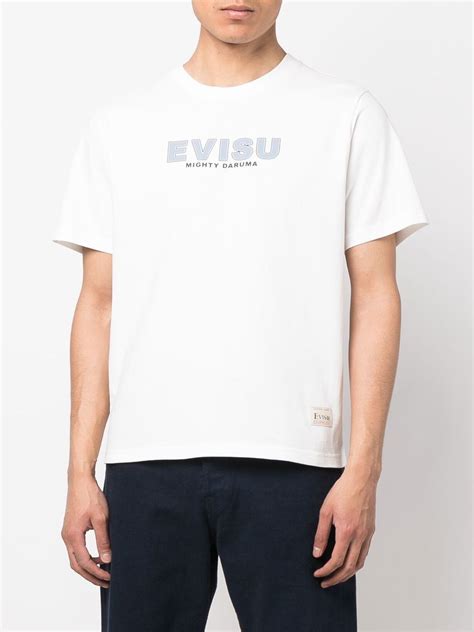 EVISU Logo Print T-shirt - Farfetch