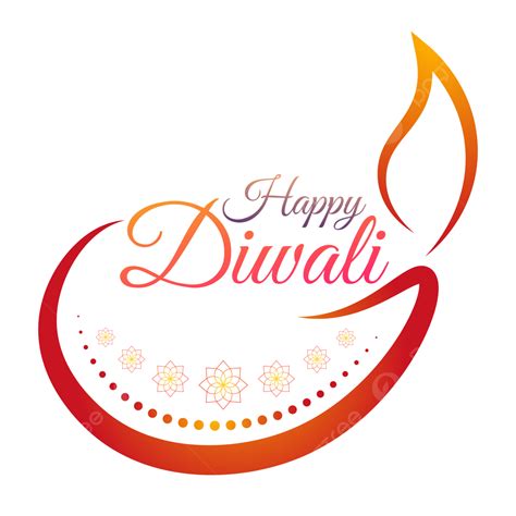 Happy Diwali Text Vector Hd PNG Images, Happy Diwali Greeting Text And ...