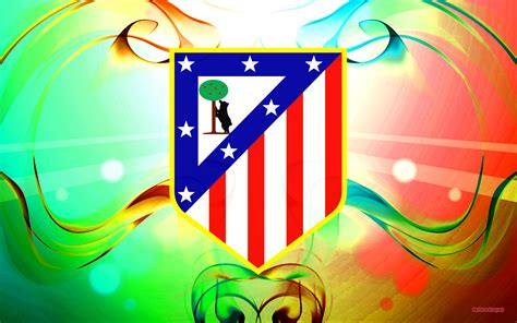 Download Emblem Logo Soccer Atlético Madrid Sports HD Wallpaper