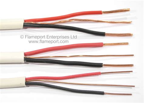 PVC insulated flat twin and earth wiring cables