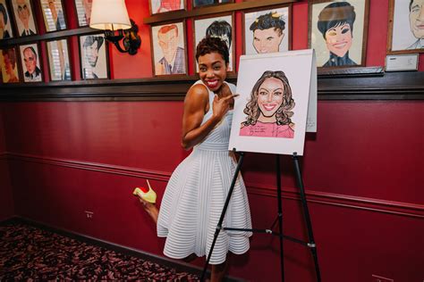 Too Beautiful for Words! The Color Purple’s Heather Headley Receives Sardi’s Caricature ...