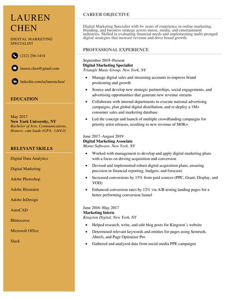 Resume Clean Template - MosOp