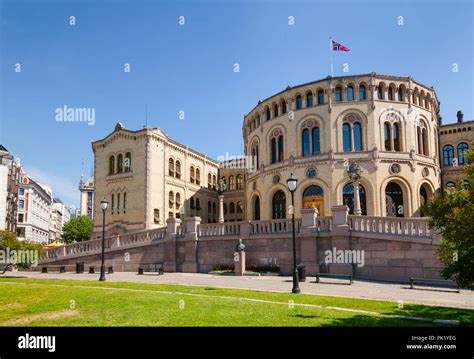 Stortinget the parliament building hi-res stock photography and images - Alamy