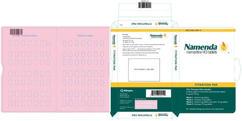 Namenda - FDA prescribing information, side effects and uses