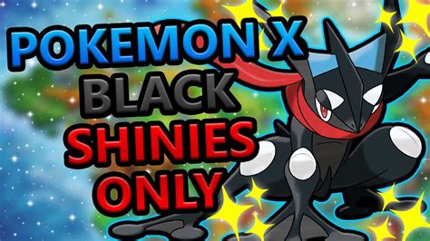 Can You Beat Pokemon X With Only Black Shinies? - YouTube