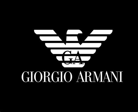 Giorgio Armani Brand Logo Symbol White Design Clothes Fashion Vector ...