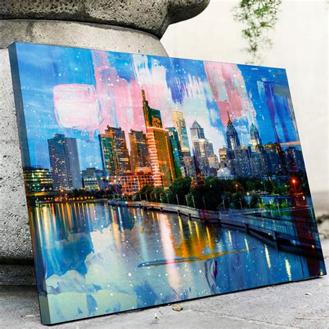 New Philadelphia Skyline Canvas Set – Legendary Wall Art