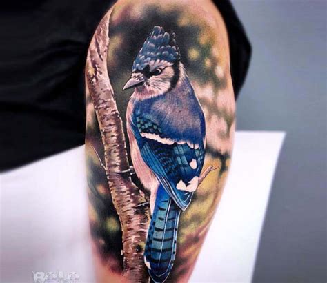 Details more than 70 blue jay tattoo latest - in.cdgdbentre