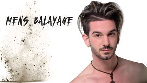 Mens Balayage in 2021 | Medium hair styles, Boys hair highlights, Balayage