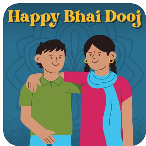 Bhai Dooj Happy Bhai Dooj Sticker - Bhai Dooj Happy Bhai Dooj - Discover & Share GIFs