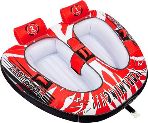 ZOOMBROS Towable Tubes for Boating 2 Person, Water Tubes for Boats to ...