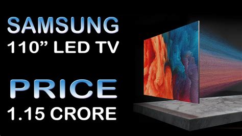 Samsung 1 Crore LED TV 110" Class Micro LED specs and key features