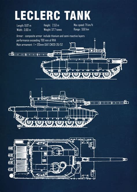 'Leclerc tank ' Poster, picture, metal print, paint by Flo Rutherford ...