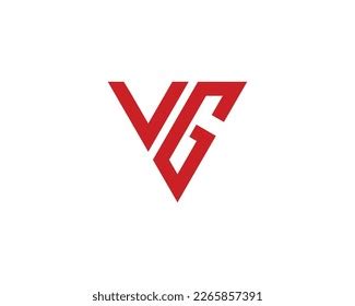 Vg Logo Design Vector Template Stock Vector (Royalty Free) 2265857391 ...